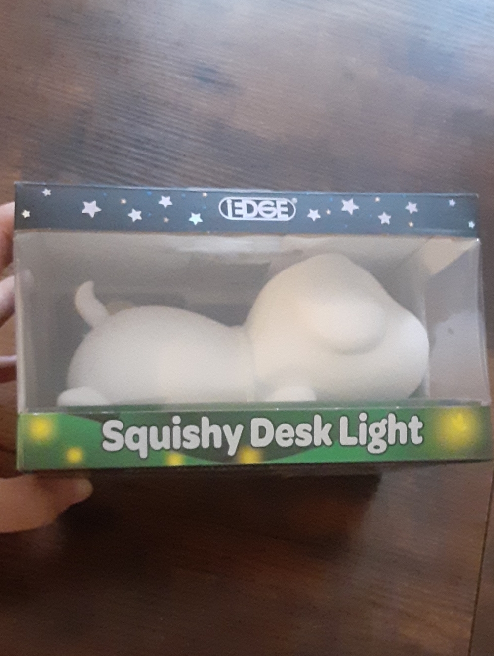 White Squishy Dog Desk Light